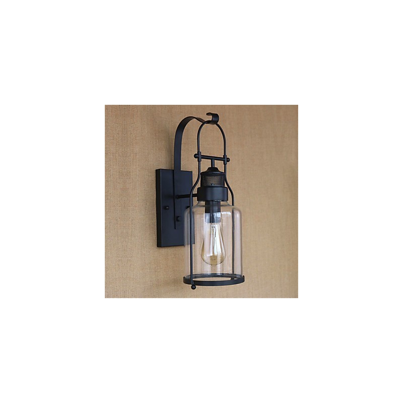 Rustic Lodge Country Retro Finisaj cu oxid negru Caracteristica pentru protectia ochilor Lumina ambientala
