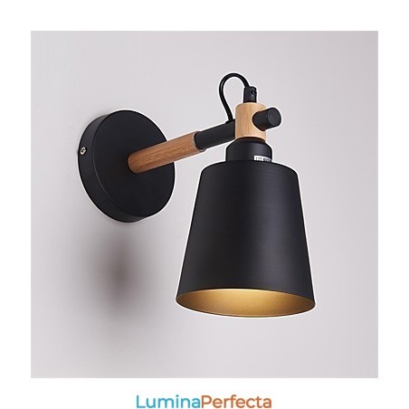 Vintage Lemn Art Deco Metal Metal Rustic Applique Sufragerie Sufragerie Coridor Applic Negru Alb Optional