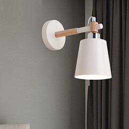 Vintage Lemn Art Deco Metal Metal Rustic Applique Sufragerie Sufragerie Coridor Applic Negru Alb Optional