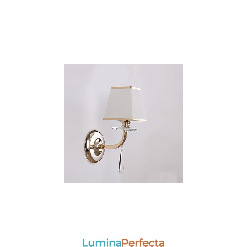 Caracteristică modernă și contemporană galvanizată pentru lumina ambientală de cristal Aplice de perete