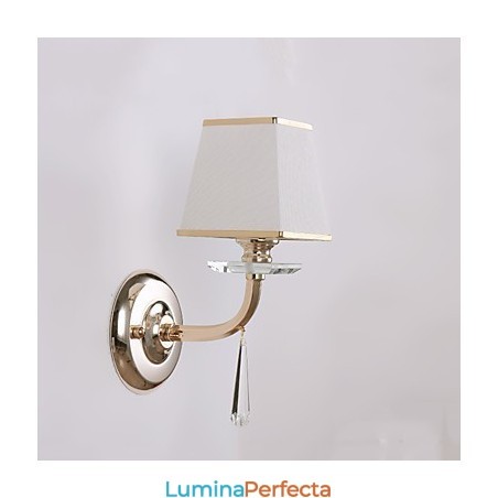 Caracteristică modernă și contemporană galvanizată pentru lumina ambientală de cristal Aplice de perete Caracteristică modernă și contemporană galvanizată pentru lumina ambientală de cristal Aplice de perete