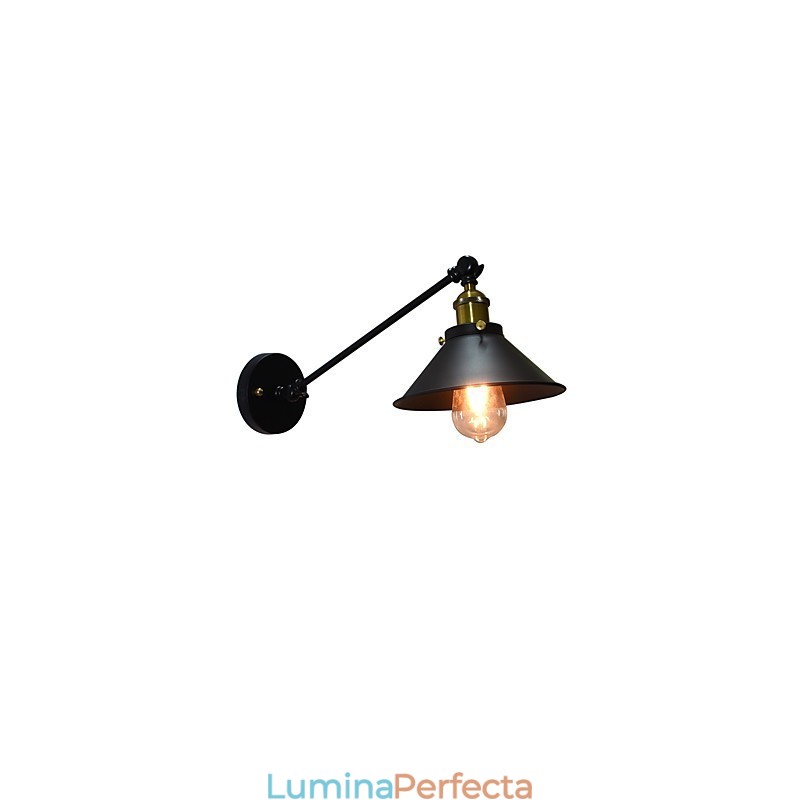 Buzz Wall Iron Lampă de perete Dumb Black Lightsaber Lamp On Wall