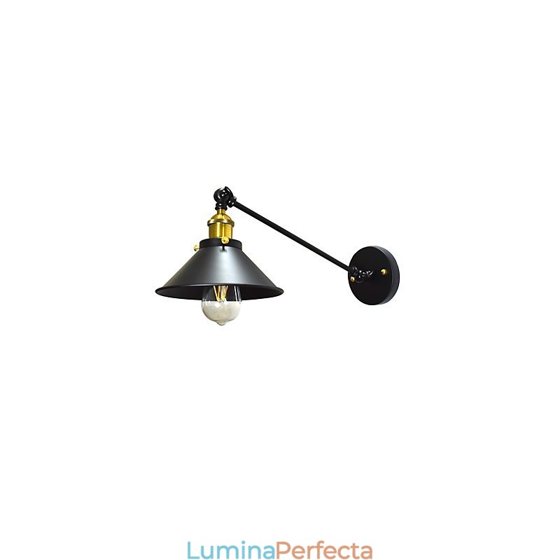 Buzz Wall Iron Lampă de perete Dumb Black Lightsaber Lamp On Wall