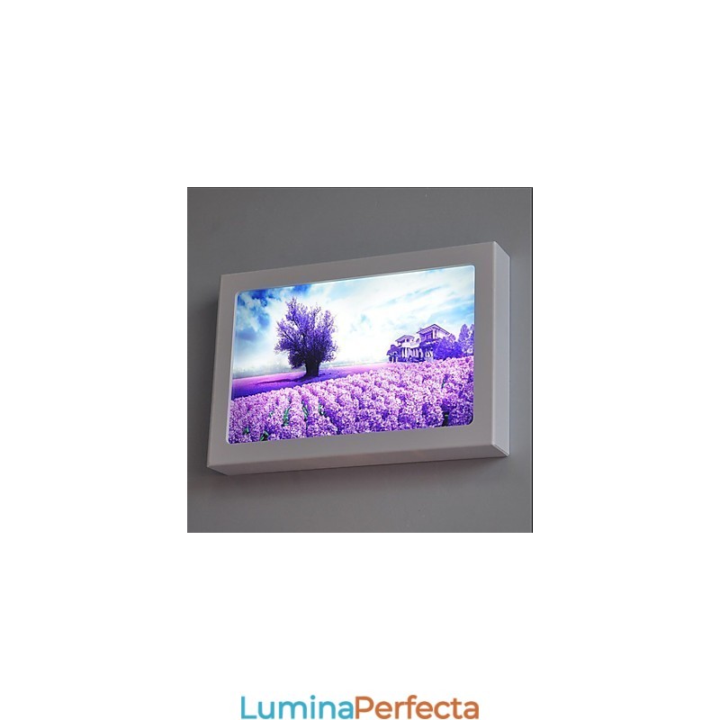 Funcție integrată de pictură modernă contemporană modernă contemporană pentru aplice de perete cu lumină ambientală