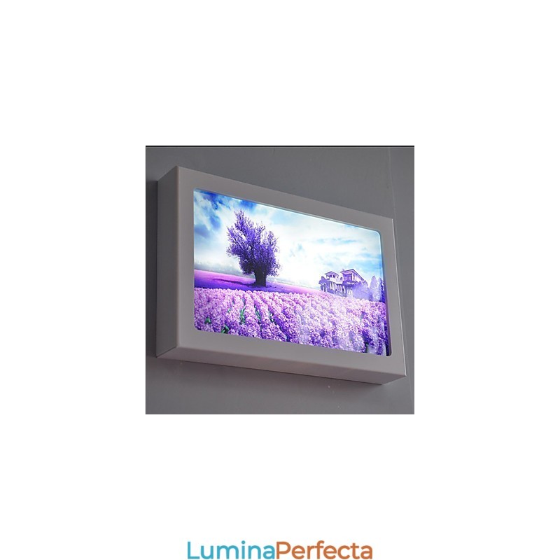 Funcție integrată de pictură modernă contemporană modernă contemporană pentru aplice de perete cu lumină ambientală