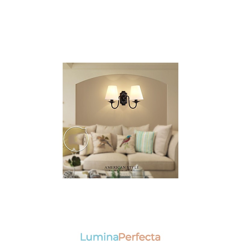 Funcție de pictură modernă și contemporană pentru protecția ochilor Aplice de perete cu lumină de jos