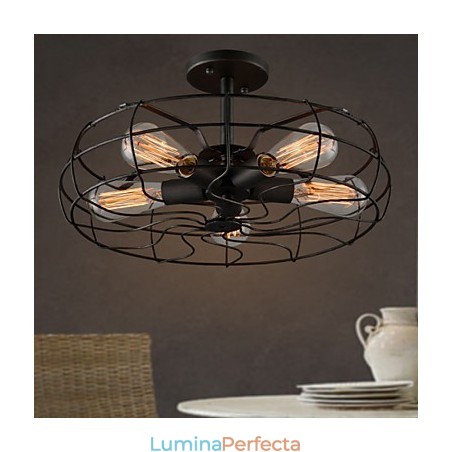 Lampă de design industrial Țară Americană Lampă personalizată Lămpi de tavan cu ventilator retro european Lampă de design industrial Țară Americană Lampă personalizată Lămpi de tavan cu ventilator retro european