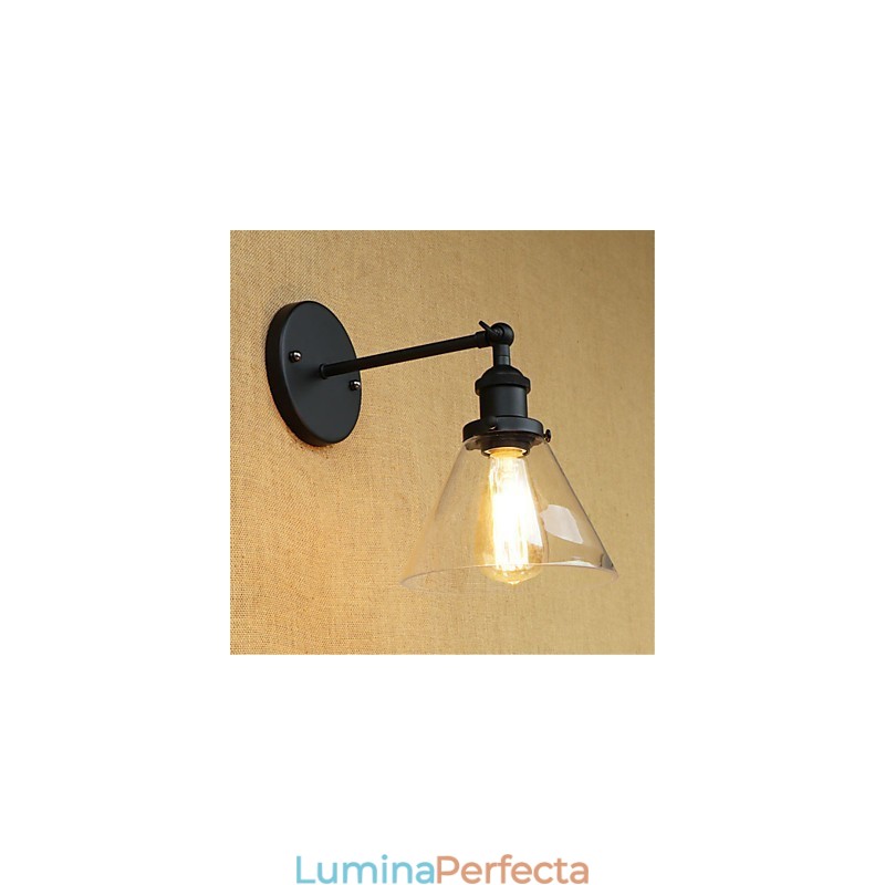 Caracteristică rustică galvanizată retro pentru protecția ochilor în stil mini Aplice de perete cu lumină ambientală