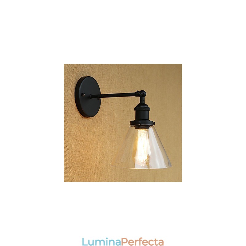 Caracteristică rustică galvanizată retro pentru protecția ochilor în stil mini Aplice de perete cu lumină ambientală