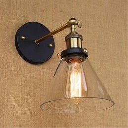 Caracteristică rustică galvanizată retro pentru protecția ochilor în stil mini Aplice de perete cu lumină ambientală