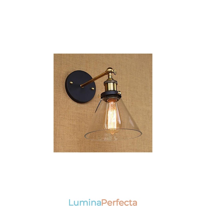 Caracteristică rustică galvanizată retro pentru protecția ochilor în stil mini Aplice de perete cu lumină ambientală