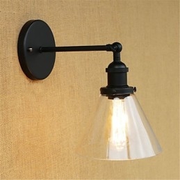 Caracteristică rustică galvanizată retro pentru protecția ochilor în stil mini Aplice de perete cu lumină ambientală