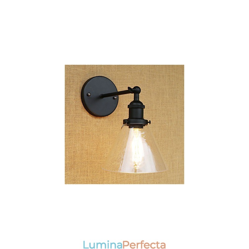 Caracteristică rustică galvanizată retro pentru protecția ochilor în stil mini Aplice de perete cu lumină ambientală