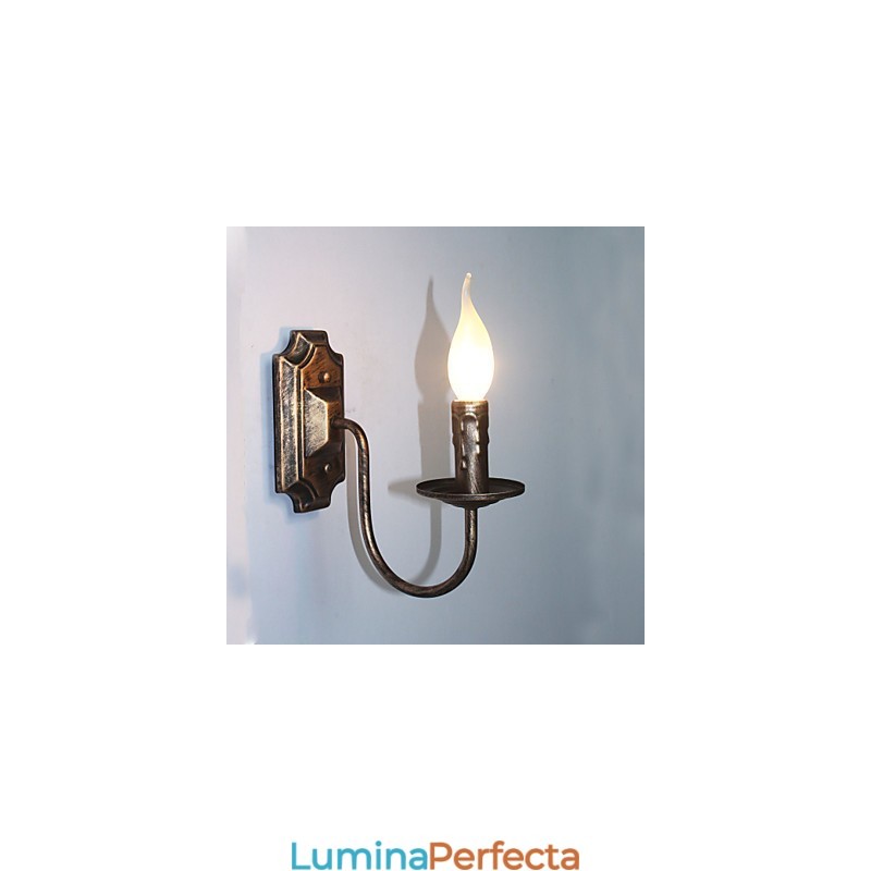 Aplică de perete antică în formă de lumânare, pentru coridor, pentru balcon