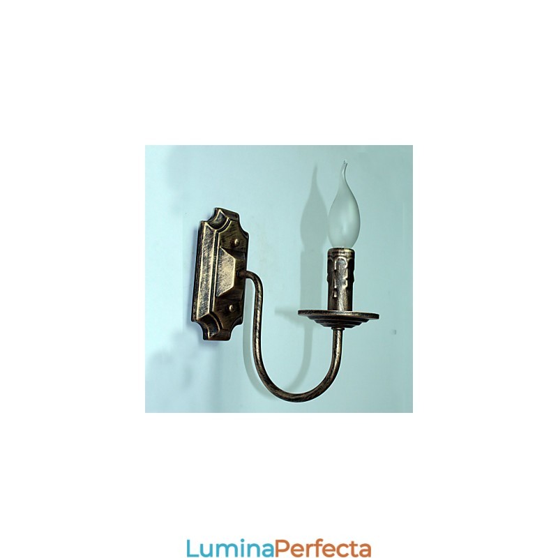 Aplică de perete antică în formă de lumânare, pentru coridor, pentru balcon