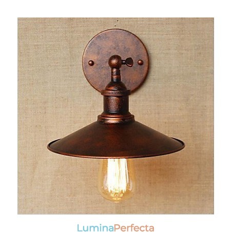 Caracteristică rustică retro galvanizată pentru protecția ochilor în stil mini perete cu lumină ambientală Caracteristică rustică retro galvanizată pentru protecția ochilor în stil mini perete cu lumină ambientală