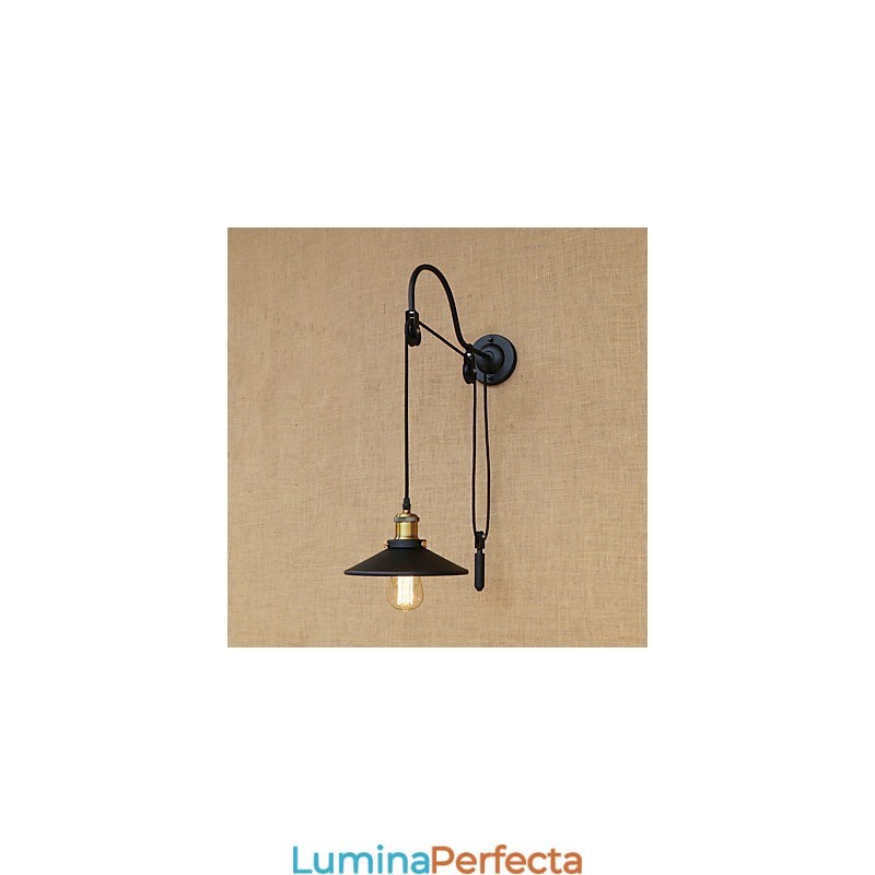 Caracteristică de pictură retro country pentru ridicare reglabilă Lumină ambientală Aplice de perete Lampă de perete