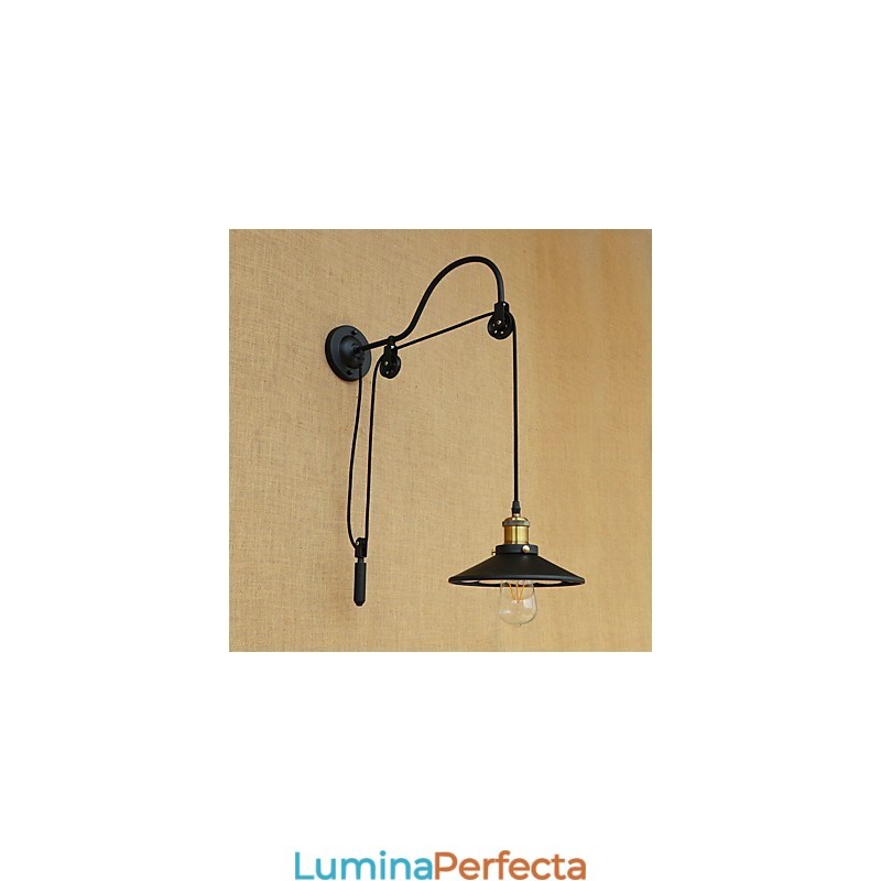 Caracteristică de pictură retro country pentru ridicare reglabilă Lumină ambientală Aplice de perete Lampă de perete