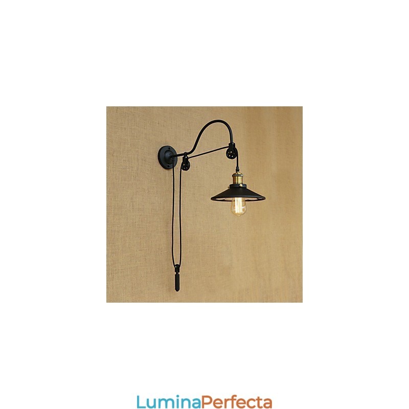 Caracteristică de pictură retro country pentru ridicare reglabilă Lumină ambientală Aplice de perete Lampă de perete