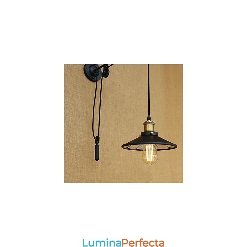 Caracteristică de pictură retro country pentru ridicare reglabilă Lumină ambientală Aplice de perete Lampă de perete