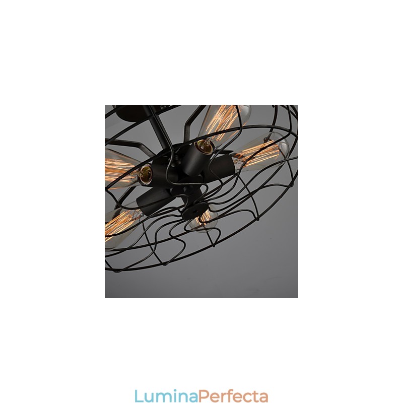 Lampă de design industrial Țară Americană Lampă personalizată Lămpi de tavan cu ventilator retro european