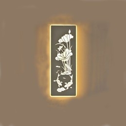 Funcție integrată de pictură modernă contemporană modernă contemporană pentru aplice de perete cu lumină ambientală