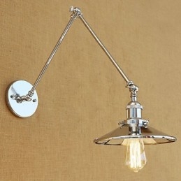 Rustic Lodge Country Retro Electroplated Caracteristică pentru lumină ambientală cu braț basculant în stil mini