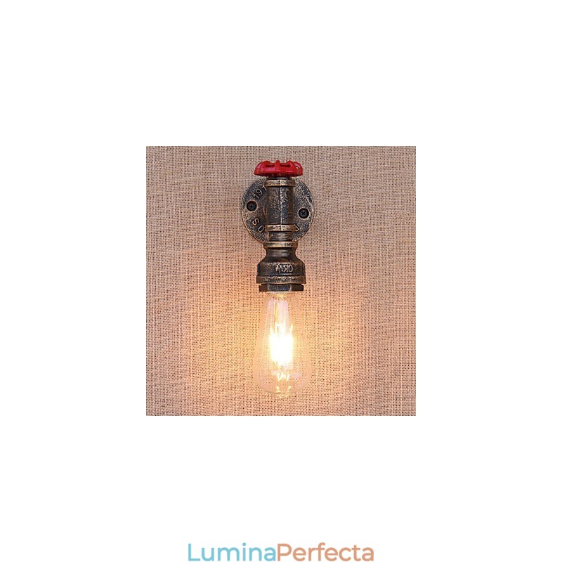 Caracteristică de pictură retro country pentru stil mini aplice de perete cu lumină ambientală