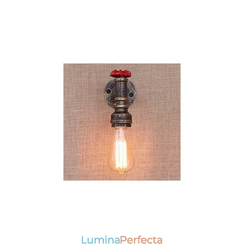 Caracteristică de pictură retro country pentru stil mini aplice de perete cu lumină ambientală