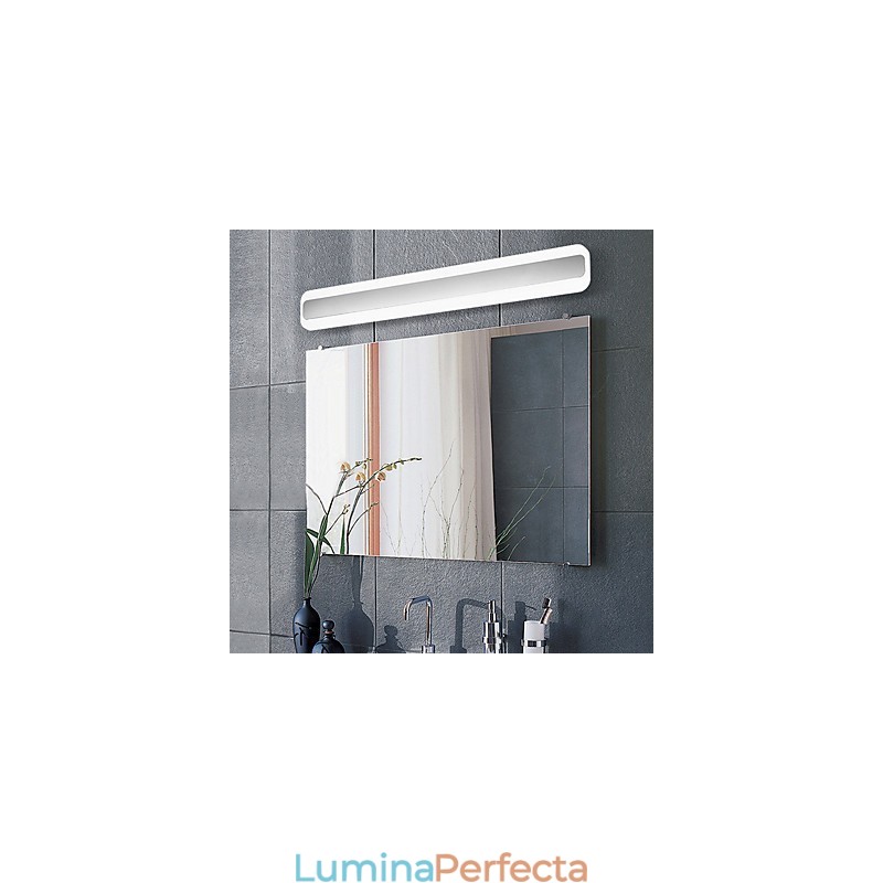 Funcție cromată modernă și contemporană integrată pentru lumină ambientală Iluminat pentru baie