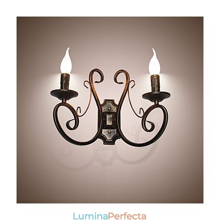 Lampă de perete retro în stil american pentru mansardă nouă, lampa de perete pentru dormitor, lampă de lumânare