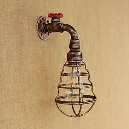 Caracteristică de pictură retro country pentru stil mini aplice de perete cu lumină ambientală