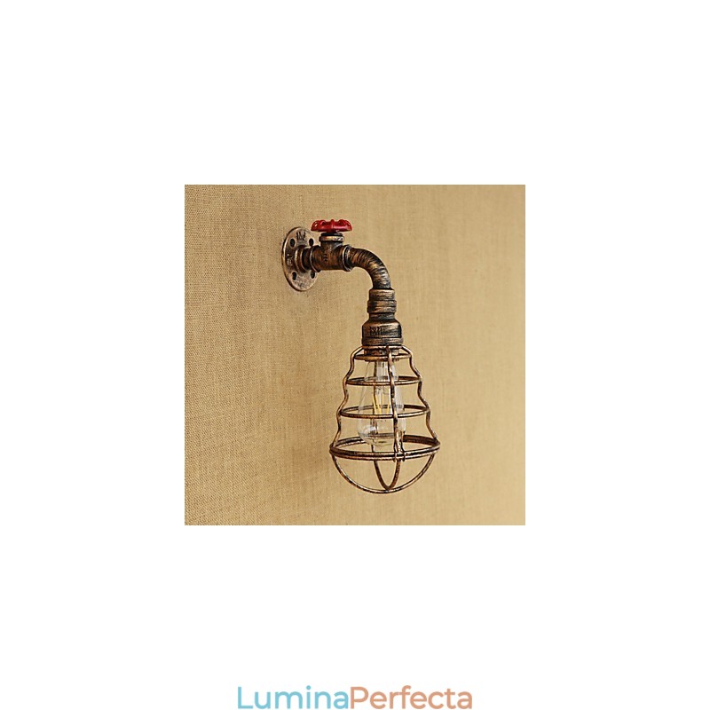 Caracteristică de pictură retro country pentru stil mini aplice de perete cu lumină ambientală