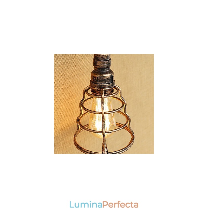Caracteristică de pictură retro country pentru stil mini aplice de perete cu lumină ambientală