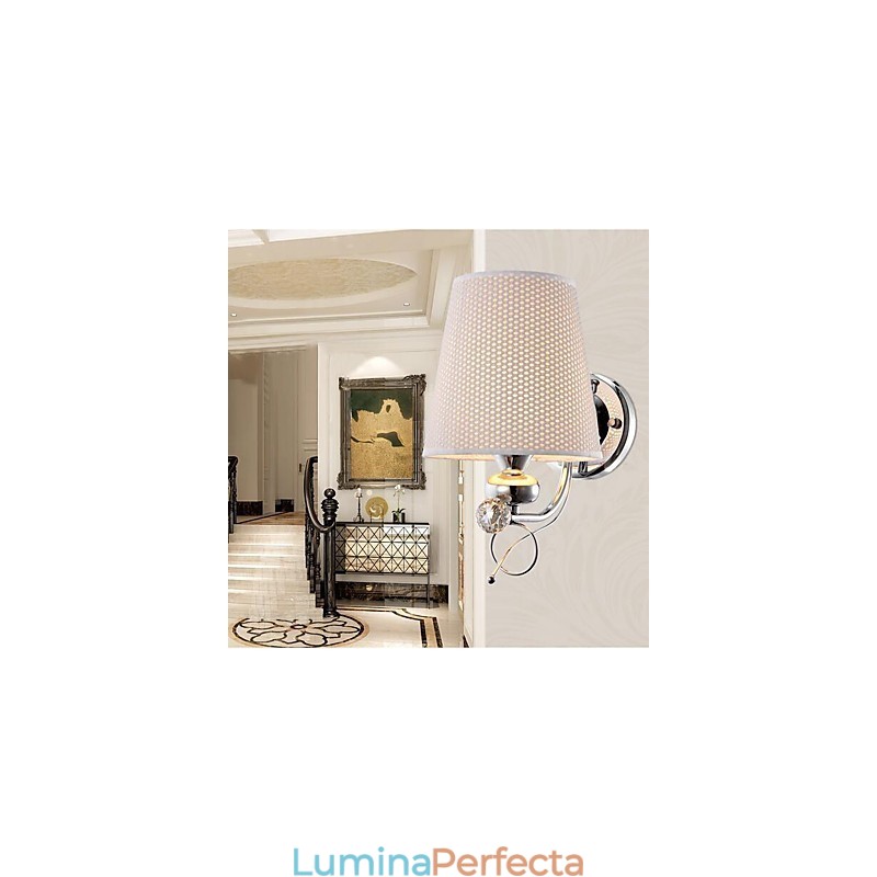 Caracteristică modernă și contemporană galvanizată pentru protecția ochilor în stil mini perete cu lumină ambientală