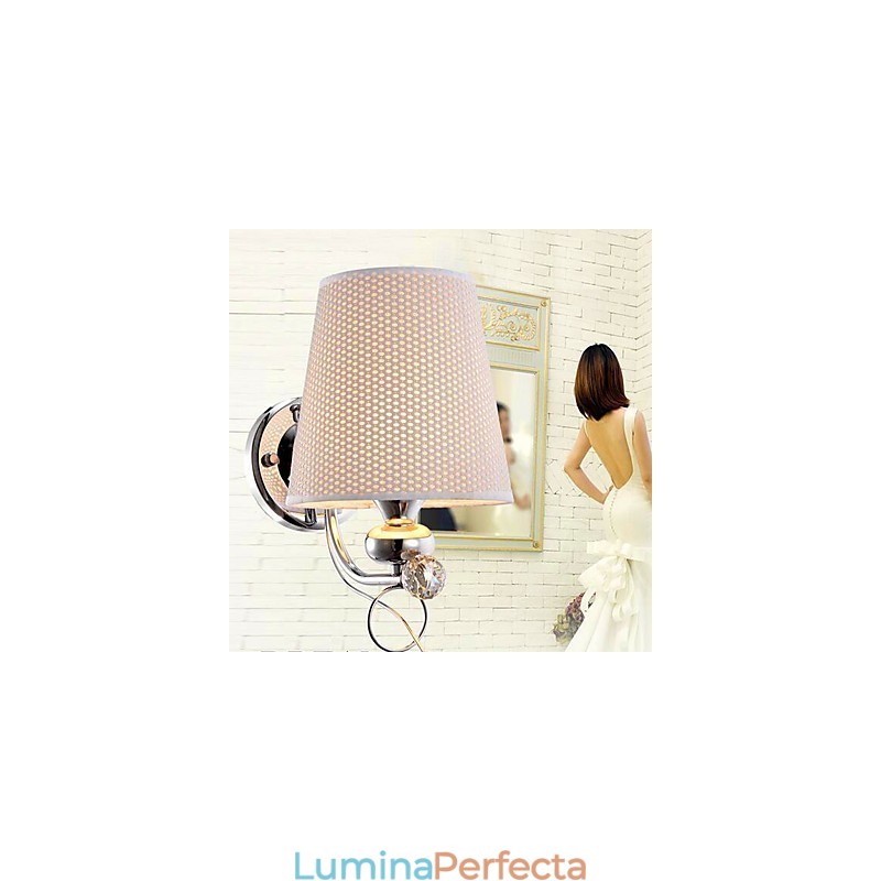 Caracteristică modernă și contemporană galvanizată pentru protecția ochilor în stil mini perete cu lumină ambientală