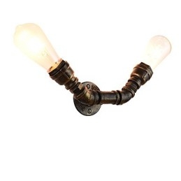 Rustic Lodge Tradițional clasic din alamă antică Caracteristică pentru lumină ambientală Aplice de perete Applique