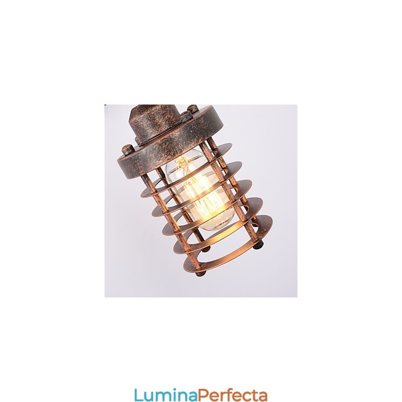 Lampă de perete industrială retro din fier cu personalitate creativă