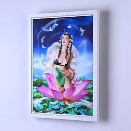 Funcție integrată de pictură modernă contemporană modernă contemporană pentru aplice de perete cu lumină ambientală