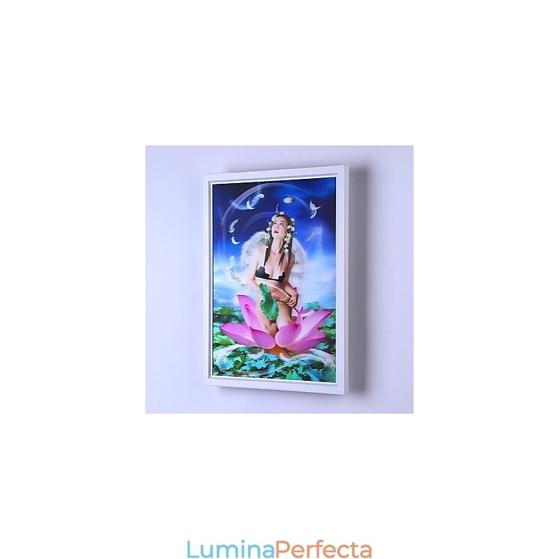 Funcție integrată de pictură modernă contemporană modernă contemporană pentru aplice de perete cu lumină ambientală