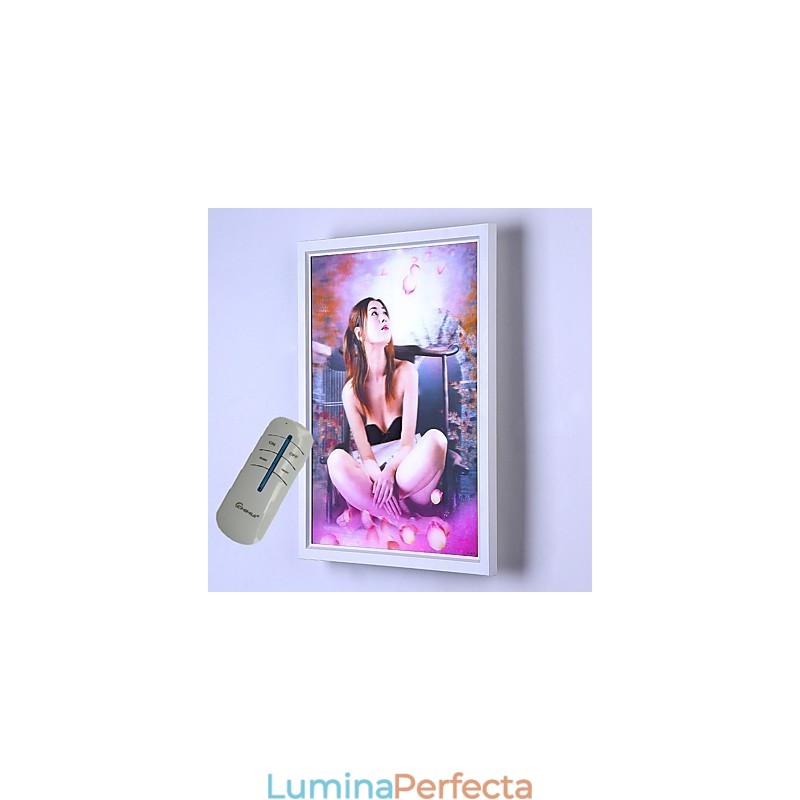 Funcție integrată de pictură modernă contemporană modernă contemporană pentru aplice de perete cu lumină ambientală