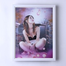 Funcție integrată de pictură modernă contemporană modernă contemporană pentru aplice de perete cu lumină ambientală