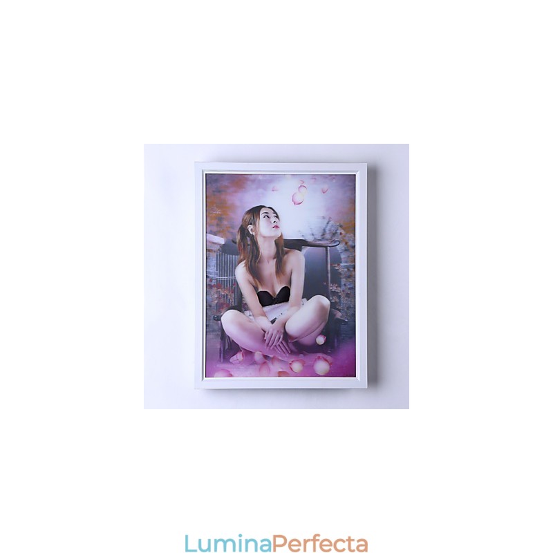 Funcție integrată de pictură modernă contemporană modernă contemporană pentru aplice de perete cu lumină ambientală