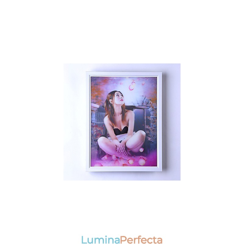 Funcție integrată de pictură modernă contemporană modernă contemporană pentru aplice de perete cu lumină ambientală