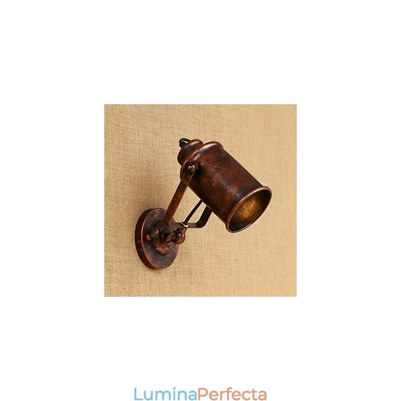Aplică de perete din oțel vopsit Dumb Black American Coffee Decoration Lumină de perete retro Lampă cu sabie de lumină pe perete