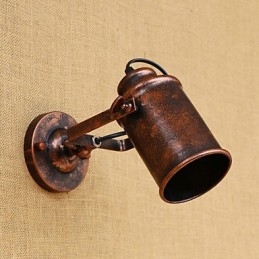 Aplică de perete din oțel vopsit Dumb Black American Coffee Decoration Lumină de perete retro Lampă cu sabie de lumină pe perete