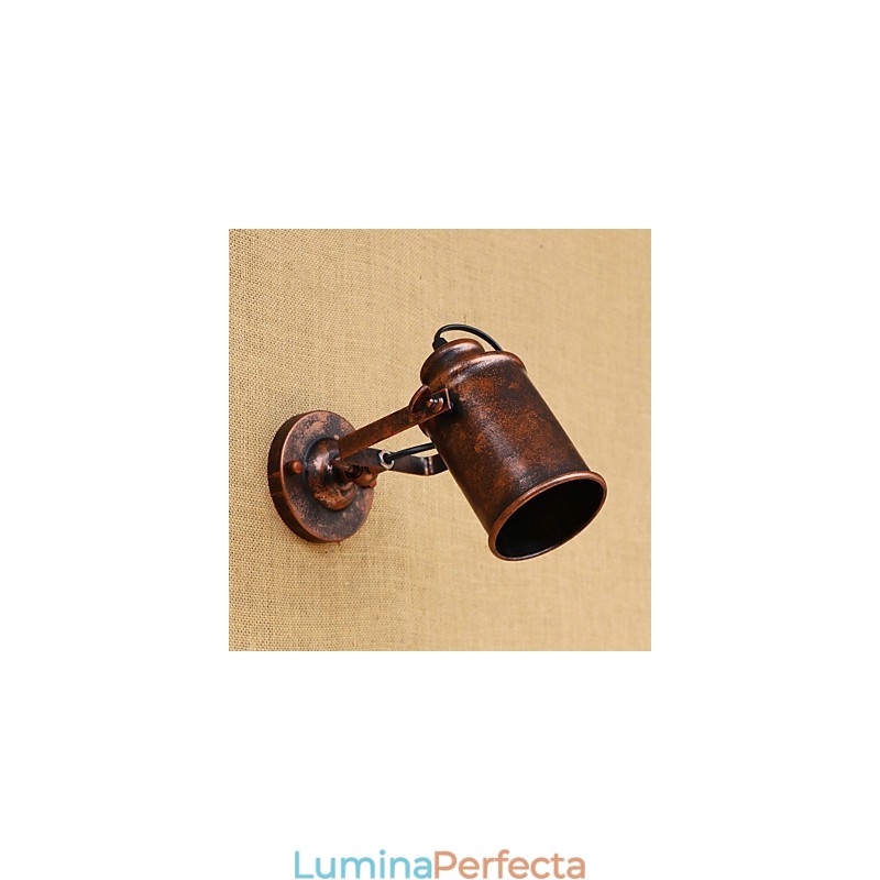 Aplică de perete din oțel vopsit Dumb Black American Coffee Decoration Lumină de perete retro Lampă cu sabie de lumină pe perete