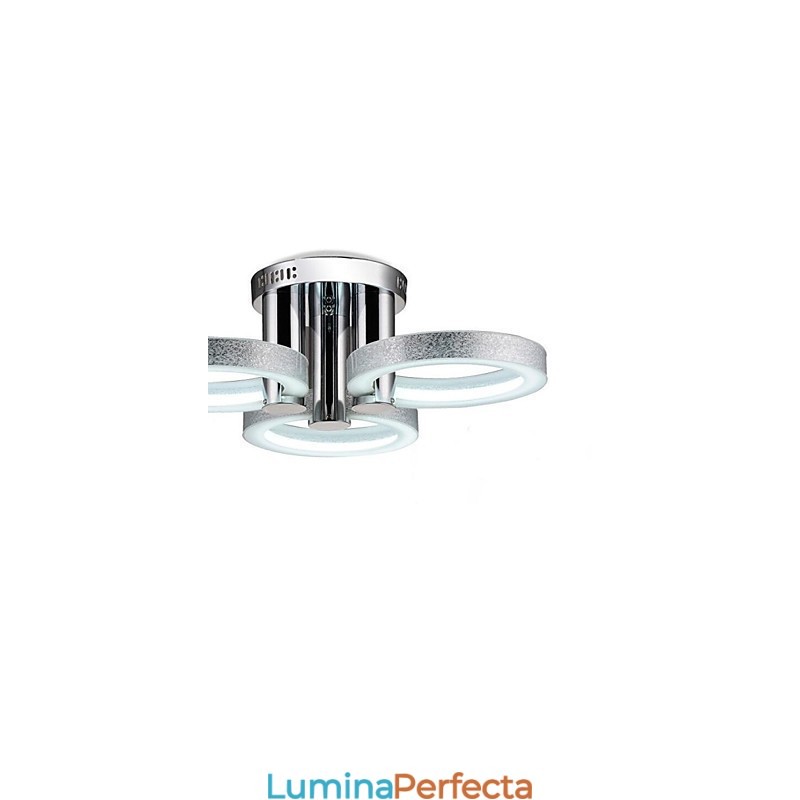 Candelabru Modern Argintiu 3 Lumini