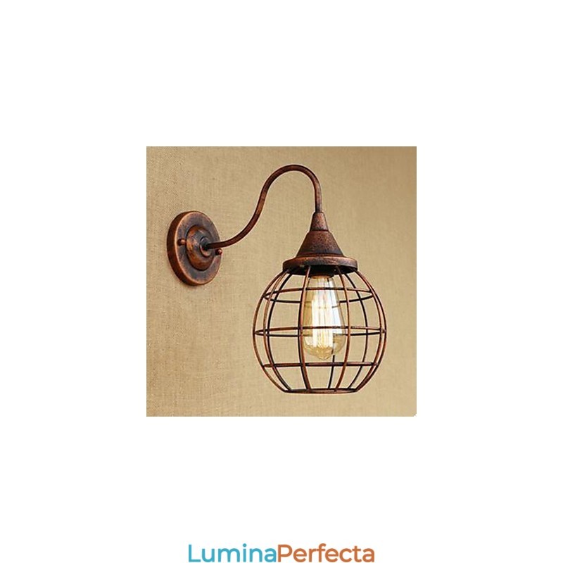 Iron Art RETRO Rust Culoare Studiu lLiving Noptiera americană de perete