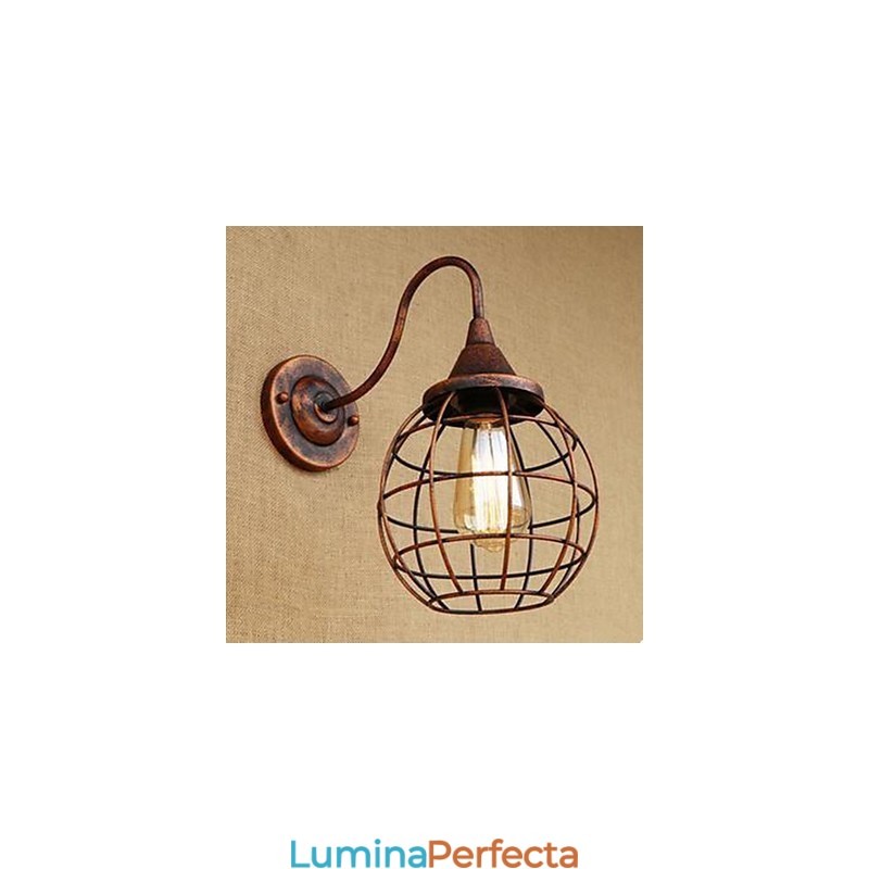 Iron Art RETRO Rust Culoare Studiu lLiving Noptiera americană de perete